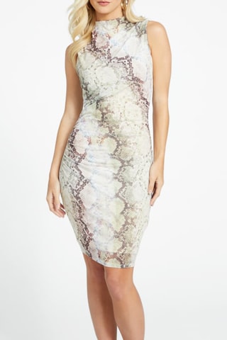 Robe fourreau - Beige