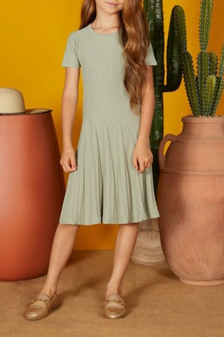 Robe pull Gris clair