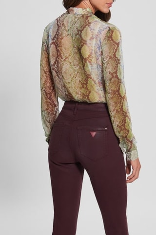 Chemiser - Marron et vert clair