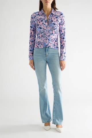 Chemisier Karen - Violet et rose