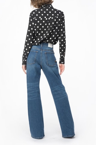 Chemise en soie - Noir