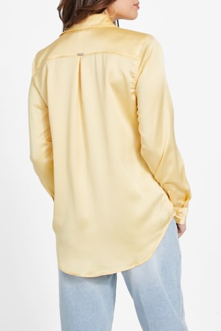 Chemisier slim - Jaune