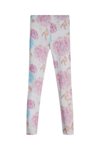 Legging Blanc et rose
