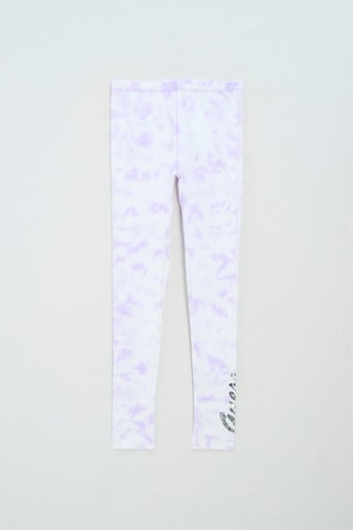 Legging tie and dye - Blanc et mauve