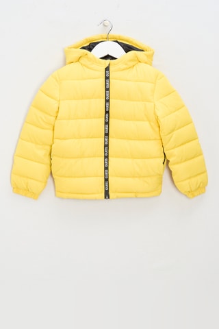 Doudoune à capuche - Jaune