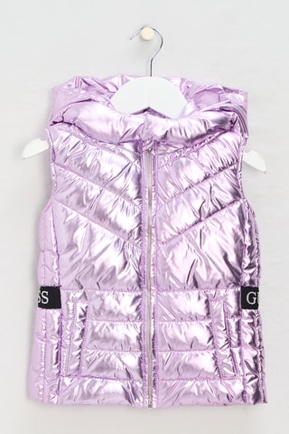 Doudoune sans manches à capuche - Violet