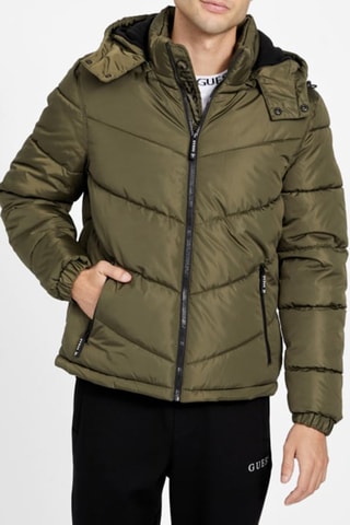 Doudoune à capuche - Kaki