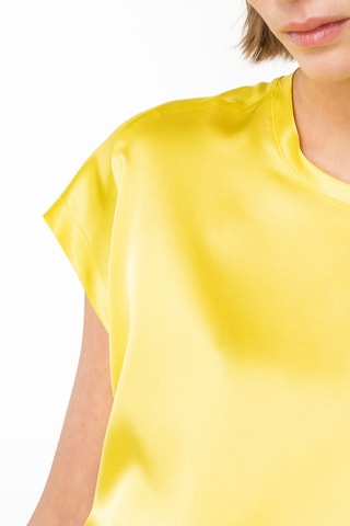 Blouse en soie - Jaune