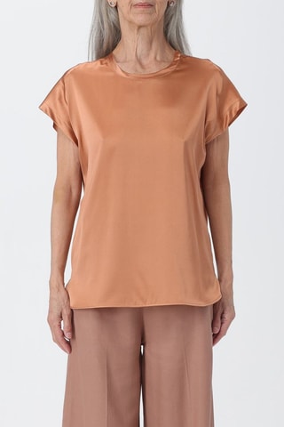 Blouse en soie - Rose poudré