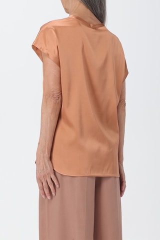 Blouse en soie - Rose poudré