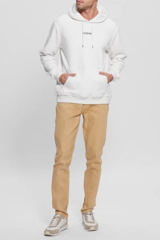 Sweat à capuche - Blanc cassé