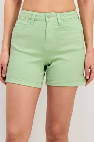 Short relaxed taille haute - Vert clair