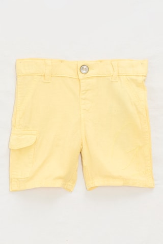 Short en lin - Jaune