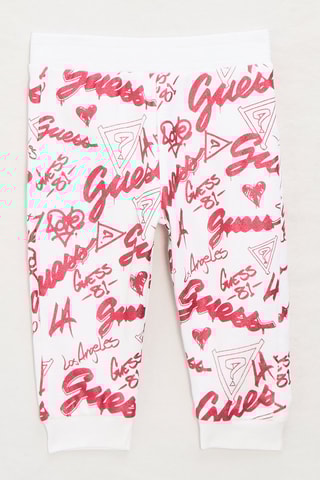 Sweat à capuche et jogging - Blanc et rouge