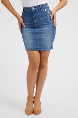 Jupe fourreau en jean - Bleu