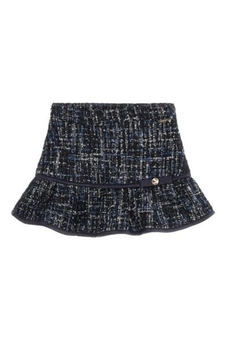 Jupe en tweed - Bleu marine