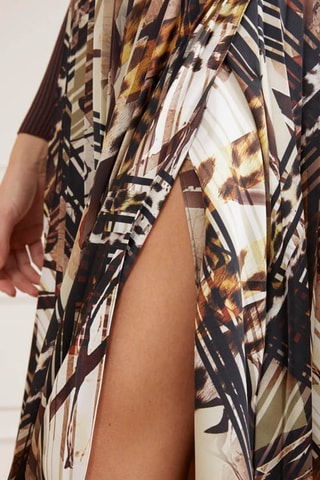 Jupe plissée - Marron