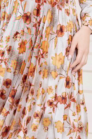 Jupe plissée - Blanc