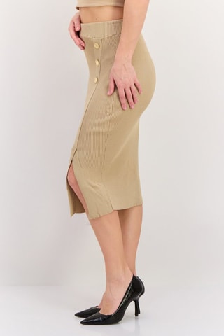 Jupe fourreau Ina - Beige