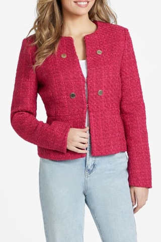 Blazer en tweed - Rose