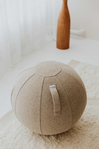 Palla da seduta gonfiabile BOL STOV - 60-65 cm - Beige melange