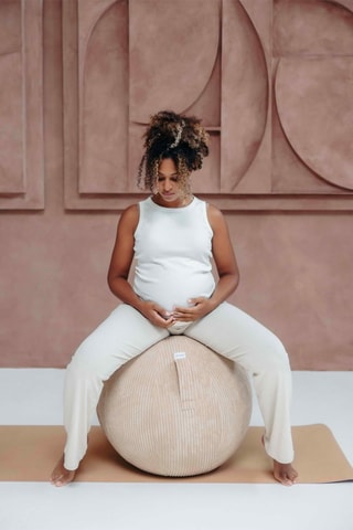 Palla da seduta gonfiabile BOL VLIP - 60-65 cm - Beige