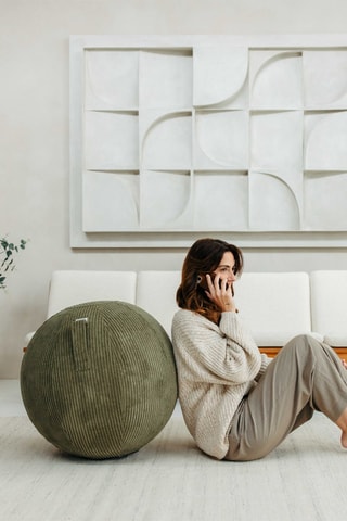 Palla da seduta gonfiabile BOL VLIP - 60-65 cm - Kaki