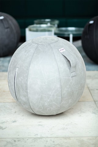 Palla da seduta gonfiabile BOL VEGA - 60-65 cm - Grigio chiaro