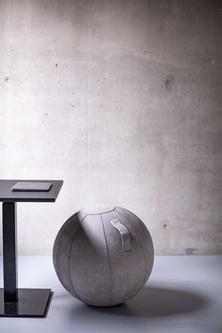 Palla da seduta gonfiabile BOL VEGA - 60-65 cm - Grigio chiaro