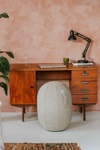 Sgabello ergonomico gonfiabile KAPSUL STOV - M - Beige