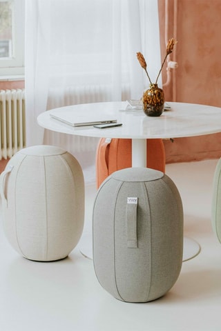 Sgabello ergonomico gonfiabile KAPSUL SOVA - M - Grigio scuro