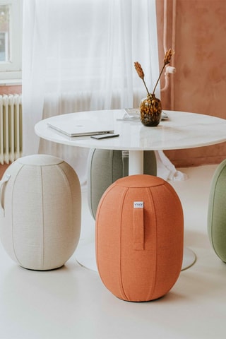 Sgabello ergonomico gonfiabile KAPSUL SOVA - M - Arancione