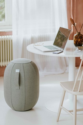 Sgabello ergonomico gonfiabile KAPSUL SOVA - M - Grigio