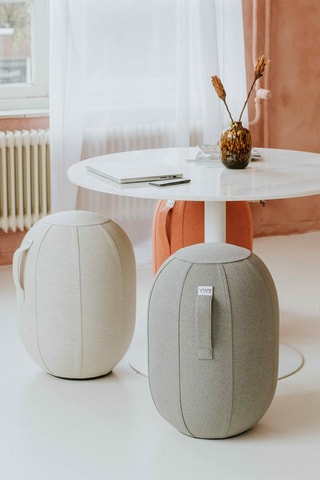 Sgabello ergonomico gonfiabile KAPSUL SOVA - M - Grigio