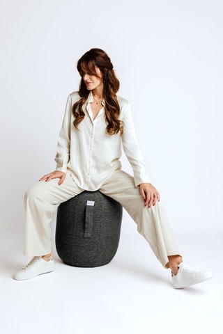 Sgabello ergonomico gonfiabile KAPSUL STOV - M - Antracite