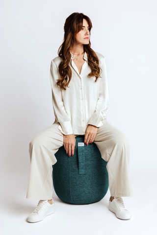 Sgabello ergonomico gonfiabile KAPSUL STOL - M - Blu