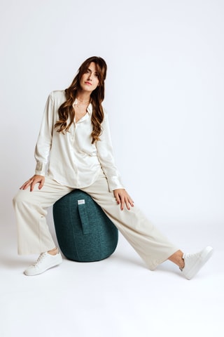 Sgabello ergonomico gonfiabile KAPSUL STOL - M - Blu