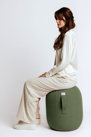 Sgabello ergonomico gonfiabile KAPSUL SOVA - M - Verde