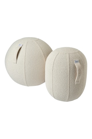 Sgabello ergonomico gonfiabile KAPSUL DIVA - M - Bianco