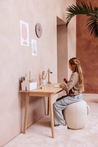 Sgabello ergonomico gonfiabile KAPSUL DIVA - M - Bianco