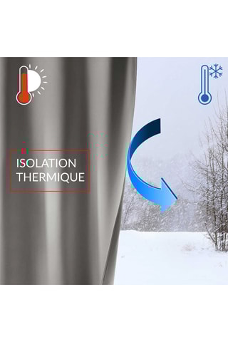 Rideau - Noisette - 135 x 240 cm