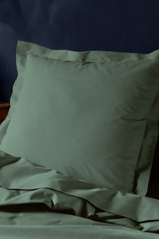 Taie d'oreiller en coton 57 fils/cm² Lina - Vert