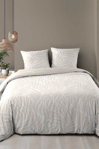 Parure de couette en coton 57 fils/cm² - Naturel