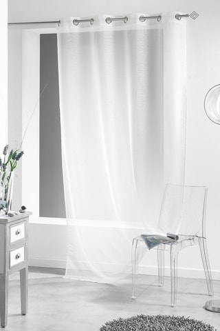 Voilage Lisséa - Blanc - 140 x 240 cm