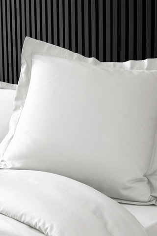 Taie d'oreiller en percale de coton 78 fils/cm² Percaline - Blanc