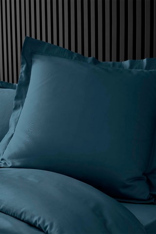 Taie d'oreiller en percale de coton 78 fils/cm² Percaline - Bleu nuit