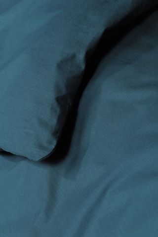 Housse de couette en coton 57 fils/cm² - Bleu