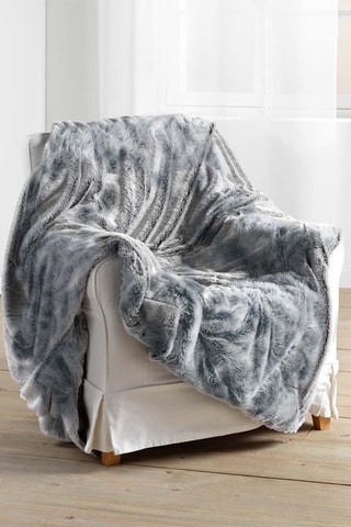 Plaid Antarctic - 280 g/m² - 
Gris et blanc - 180 x 220 cm