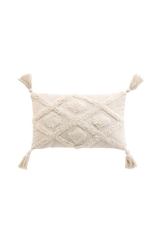 Coussin Inca - Ecru - 30 x 50 cm
