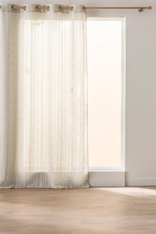 Rideau Zaho - Beige - 140 x 260 cm
